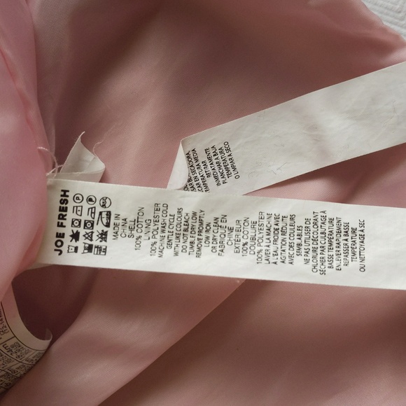 joe fresh double breasted lined trench coat 12-18 months baby toddler girls - Picture 6 of 7